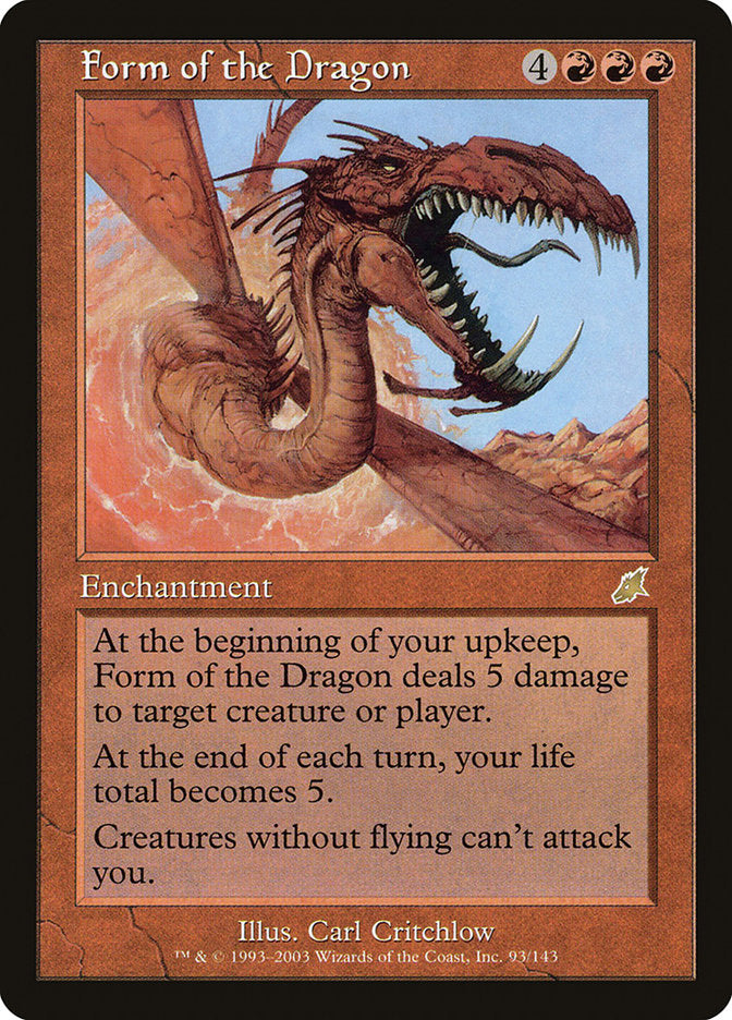 Form of the Dragon [Scourge] - Magic: The Gathering - Card Brawlers | Quebec | Canada |