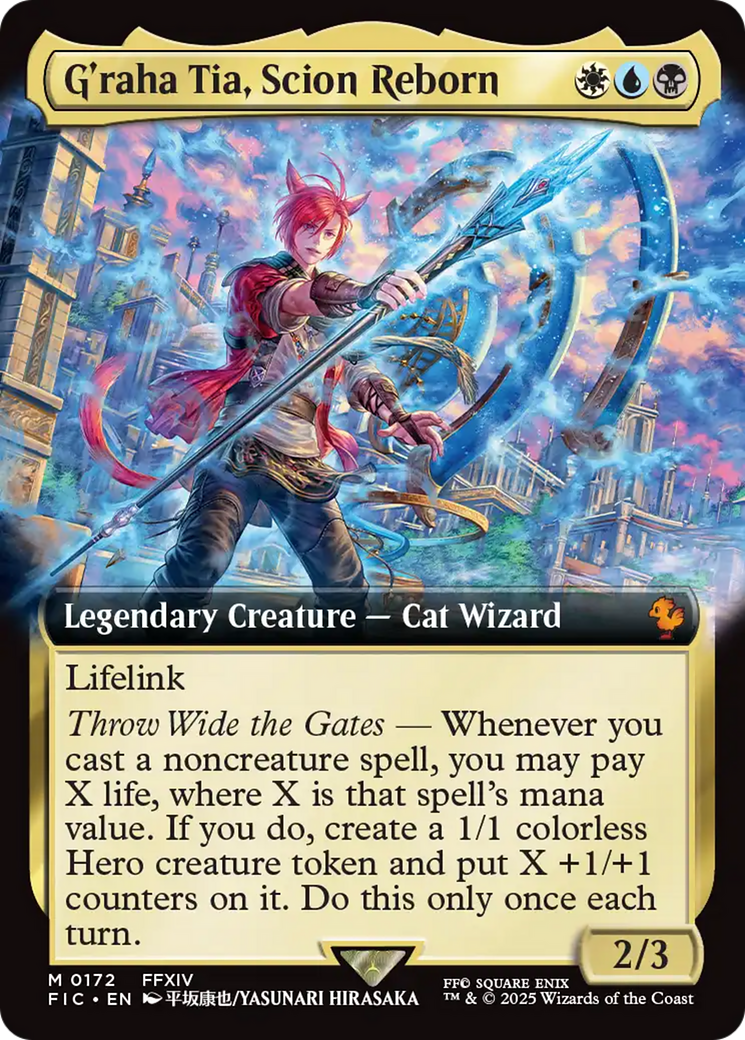 G'raha Tia, Scion Reborn (Extended Art) [FINAL FANTASY Commander] - Magic: The Gathering - Card Brawlers | Quebec | Canada |