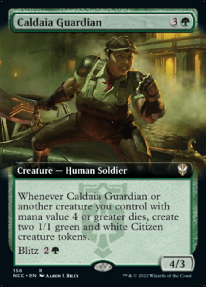 Caldaia Guardian (Extended Art) [Streets of New Capenna Commander] - Magic: The Gathering - Card Brawlers | Quebec | Canada |