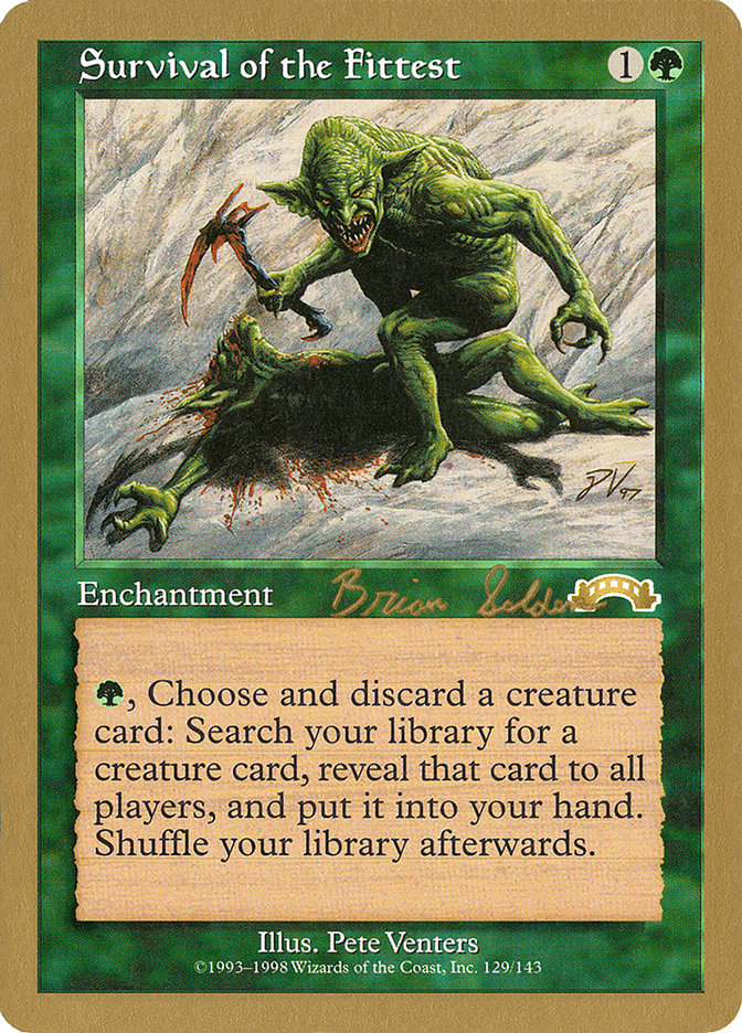 Survival of the Fittest (Brian Selden) [World Championship Decks 1998] - Magic: The Gathering - Card Brawlers | Quebec | Canada |