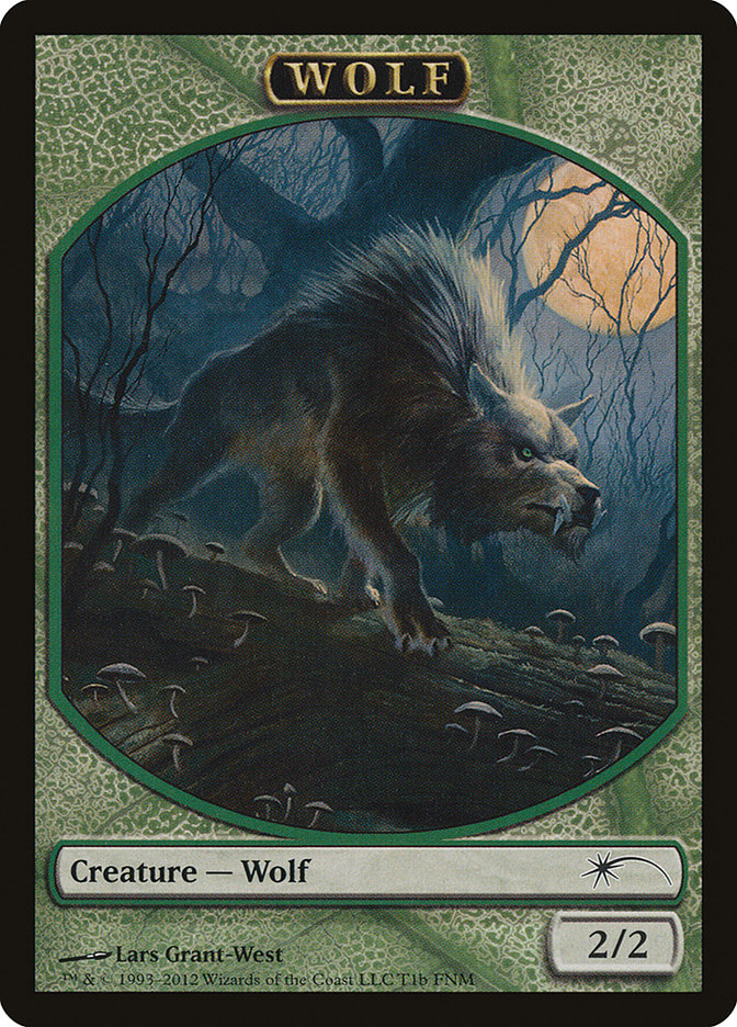Human // Wolf Double-Sided Token [Friday Night Magic 2012] - Magic: The Gathering - Card Brawlers | Quebec | Canada |