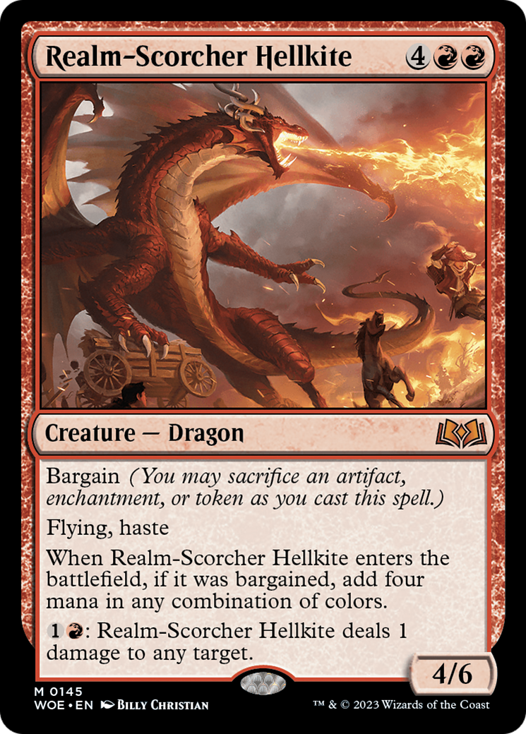 Realm-Scorcher Hellkite [Wilds of Eldraine] - Magic: The Gathering - Card Brawlers | Quebec | Canada |