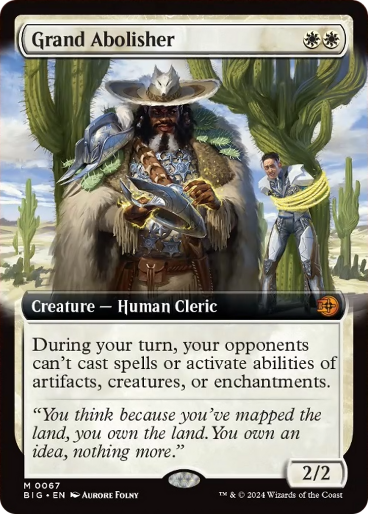 Grand Abolisher (Extended Art) [Outlaws of Thunder Junction: The Big Score] - Magic: The Gathering - Card Brawlers | Quebec | Canada |