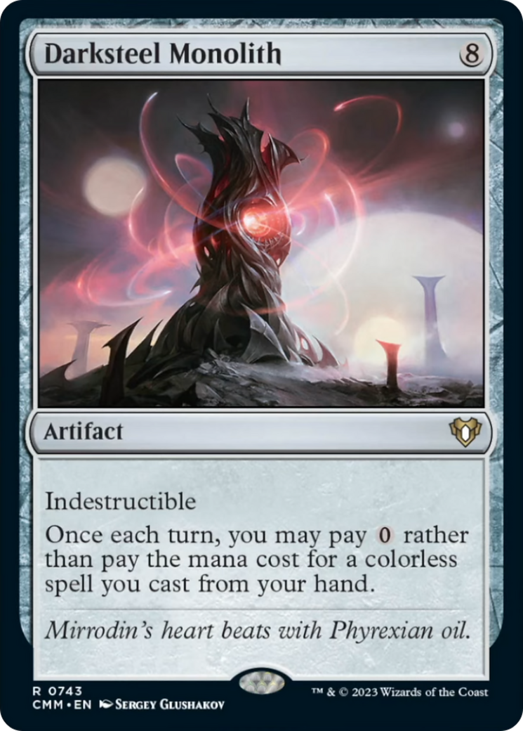 Darksteel Monolith [Commander Masters] - Magic: The Gathering - Card Brawlers | Quebec | Canada |