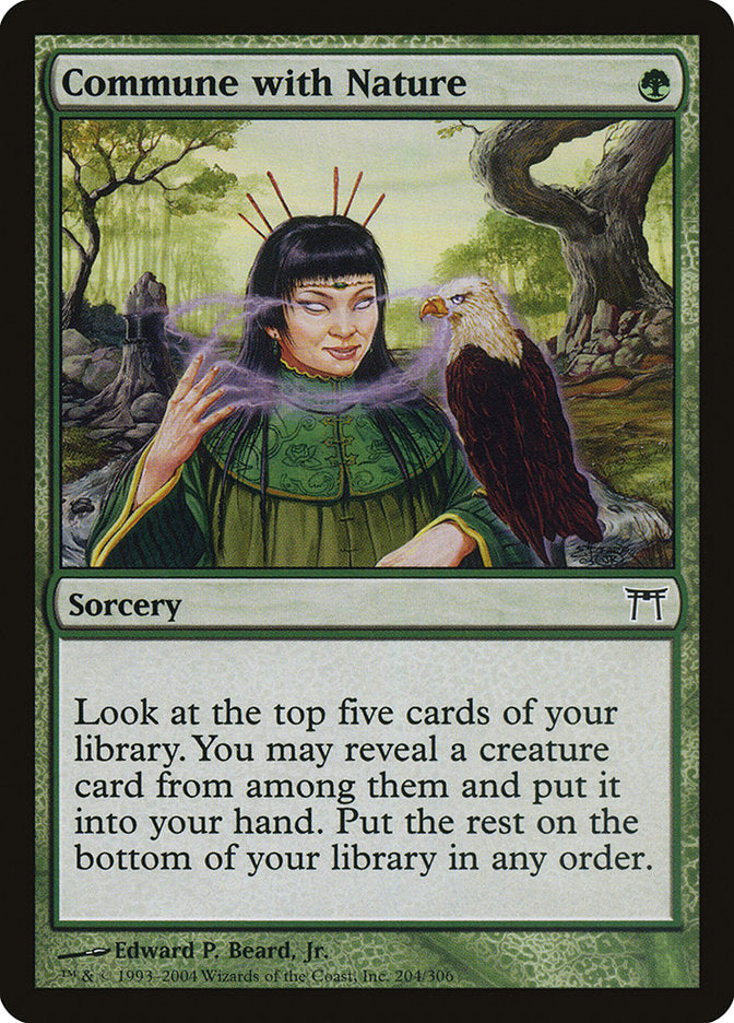 Commune with Nature [Champions of Kamigawa] - Magic: The Gathering - Card Brawlers | Quebec | Canada |