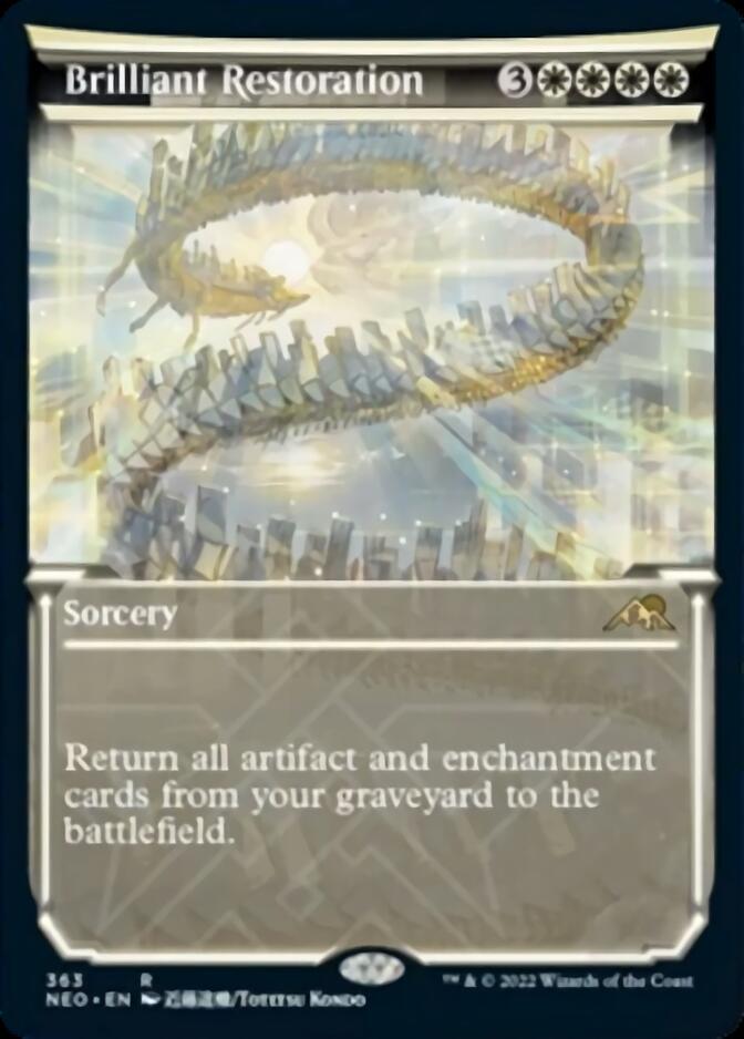 Brilliant Restoration (Showcase Soft Glow) [Kamigawa: Neon Dynasty] - Magic: The Gathering - Card Brawlers | Quebec | Canada |
