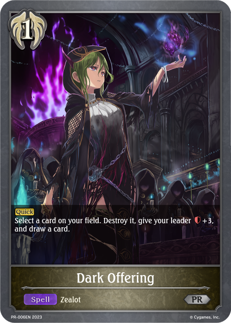 Dark Offering (PR-006EN) [Promotional Cards] - Bushiroad - Card Brawlers | Quebec | Canada |