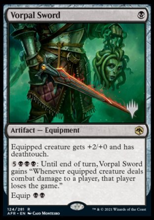 Vorpal Sword (Promo Pack) [Dungeons & Dragons: Adventures in the Forgotten Realms Promos] - Magic: The Gathering - Card Brawlers | Quebec | Canada |