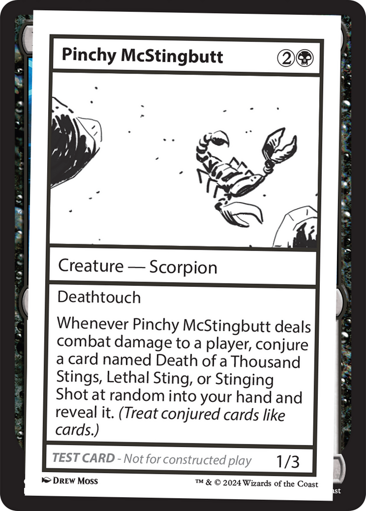 Pinchy McStingbutt [Mystery Booster 2 Playtest Cards] - Magic: The Gathering - Card Brawlers | Quebec | Canada |