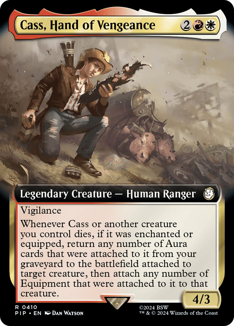 Cass, Hand of Vengeance (Extended Art) [Fallout] - Magic: The Gathering - Card Brawlers | Quebec | Canada |