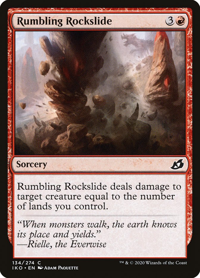 Rumbling Rockslide [Ikoria: Lair of Behemoths] - Magic: The Gathering - Card Brawlers | Quebec | Canada |