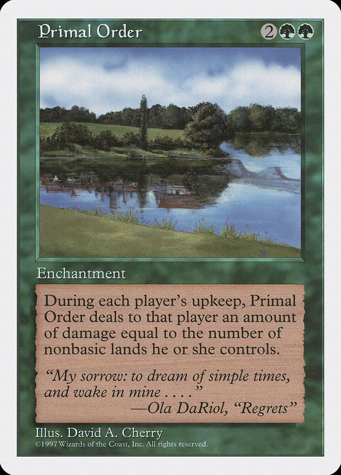 Primal Order [Fifth Edition] - Magic: The Gathering - Card Brawlers | Quebec | Canada |