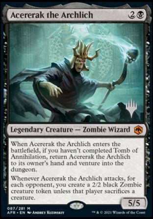 Acererak the Archlich (Promo Pack) [Dungeons & Dragons: Adventures in the Forgotten Realms Promos] - Magic: The Gathering - Card Brawlers | Quebec | Canada |