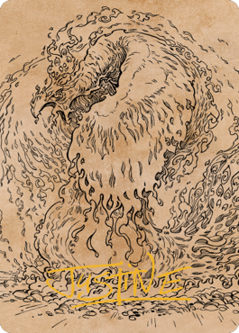 Nemesis Phoenix Art Card (Gold-Stamped Signature) [Commander Legends: Battle for Baldur's Gate Art Series] - Magic: The Gathering - Card Brawlers | Quebec | Canada |