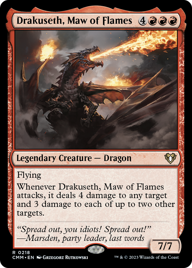 Drakuseth, Maw of Flames [Commander Masters] - Magic: The Gathering - Card Brawlers | Quebec | Canada |