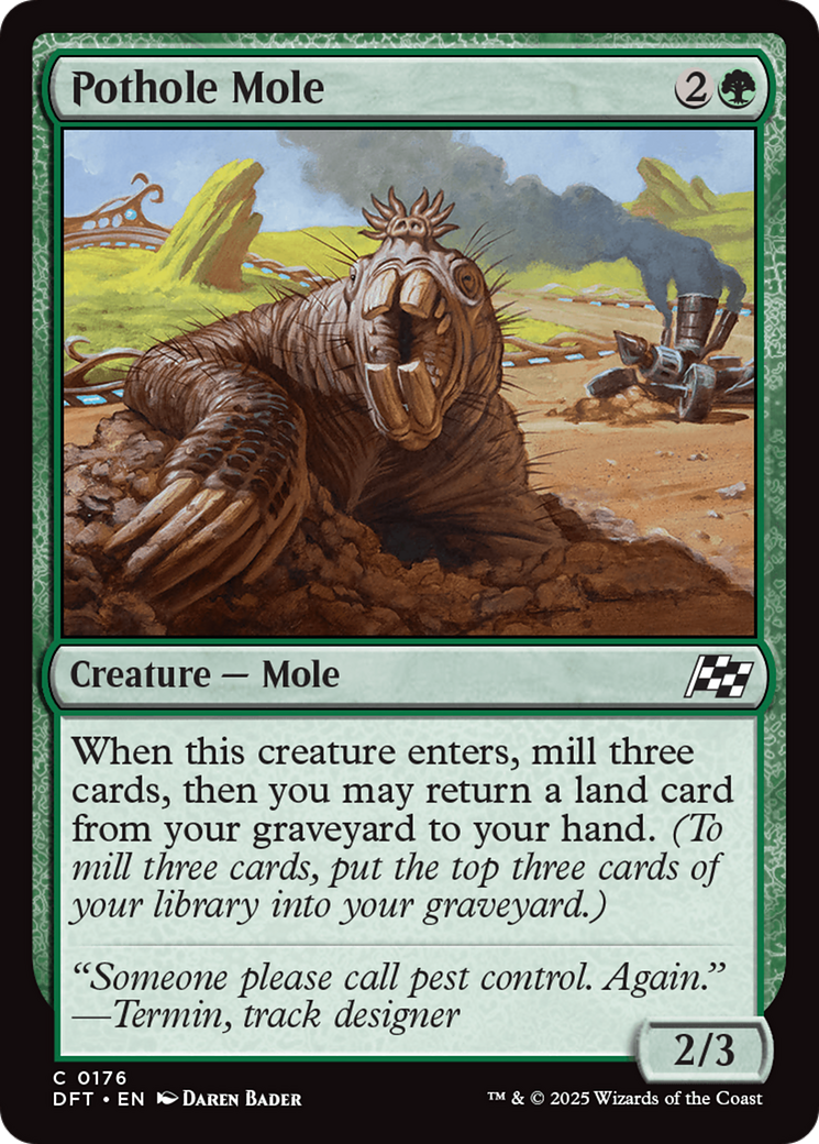 Pothole Mole [Aetherdrift] - Magic: The Gathering - Card Brawlers | Quebec | Canada |