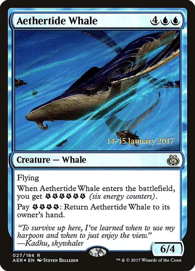 Aethertide Whale [Aether Revolt Prerelease Promos] - Magic: The Gathering - Card Brawlers | Quebec | Canada |