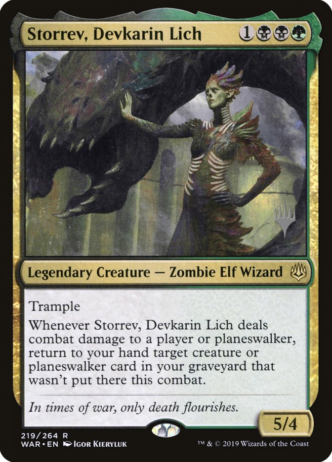 Storrev, Devkarin Lich (Promo Pack) [War of the Spark Promos] - Magic: The Gathering - Card Brawlers | Quebec | Canada |