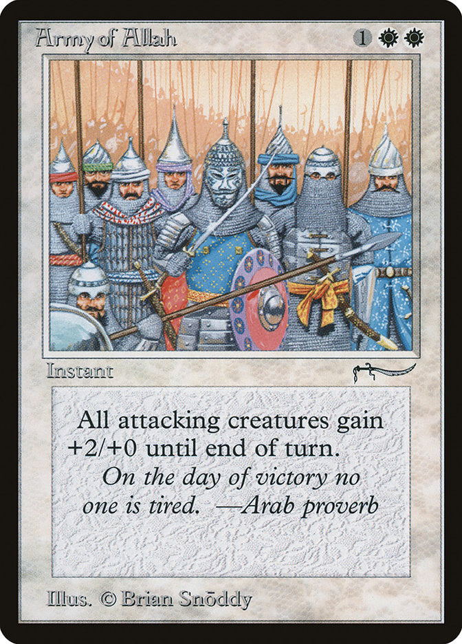 Army of Allah (Dark Mana Cost) [Arabian Nights] - Magic: The Gathering - Card Brawlers | Quebec | Canada |