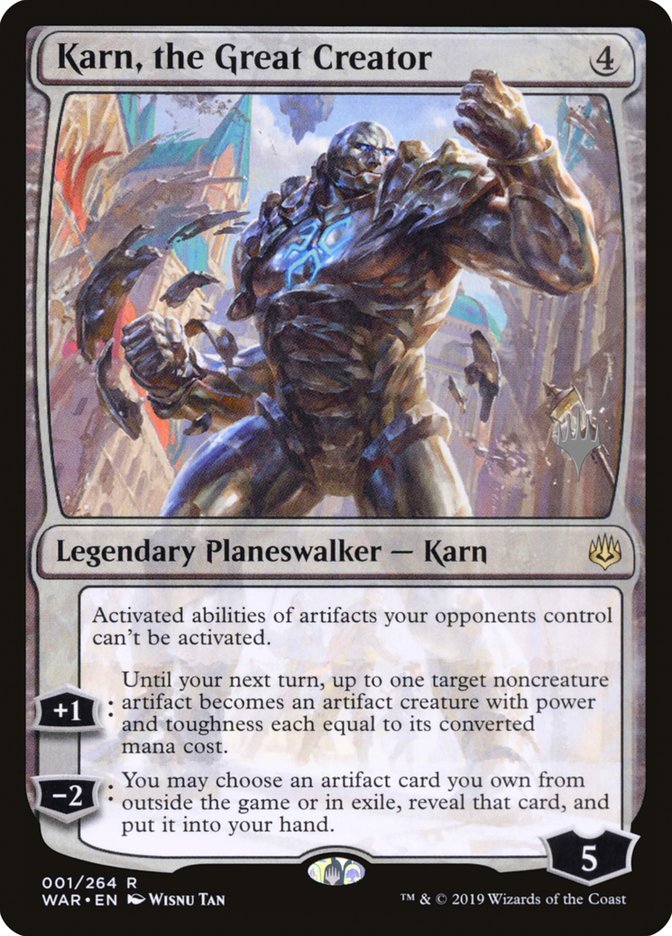 Karn, the Great Creator (Promo Pack) [War of the Spark Promos] - Magic: The Gathering - Card Brawlers | Quebec | Canada |