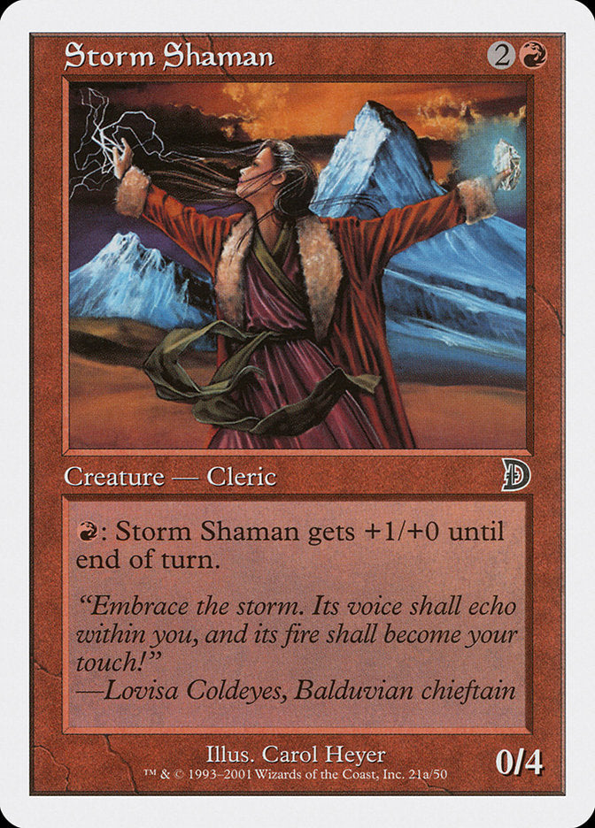 Storm Shaman (Female) [Deckmasters] - Magic: The Gathering - Card Brawlers | Quebec | Canada |