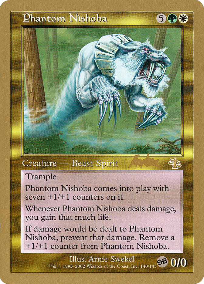 Phantom Nishoba (Brian Kibler) (SB) [World Championship Decks 2002] - Magic: The Gathering - Card Brawlers | Quebec | Canada |