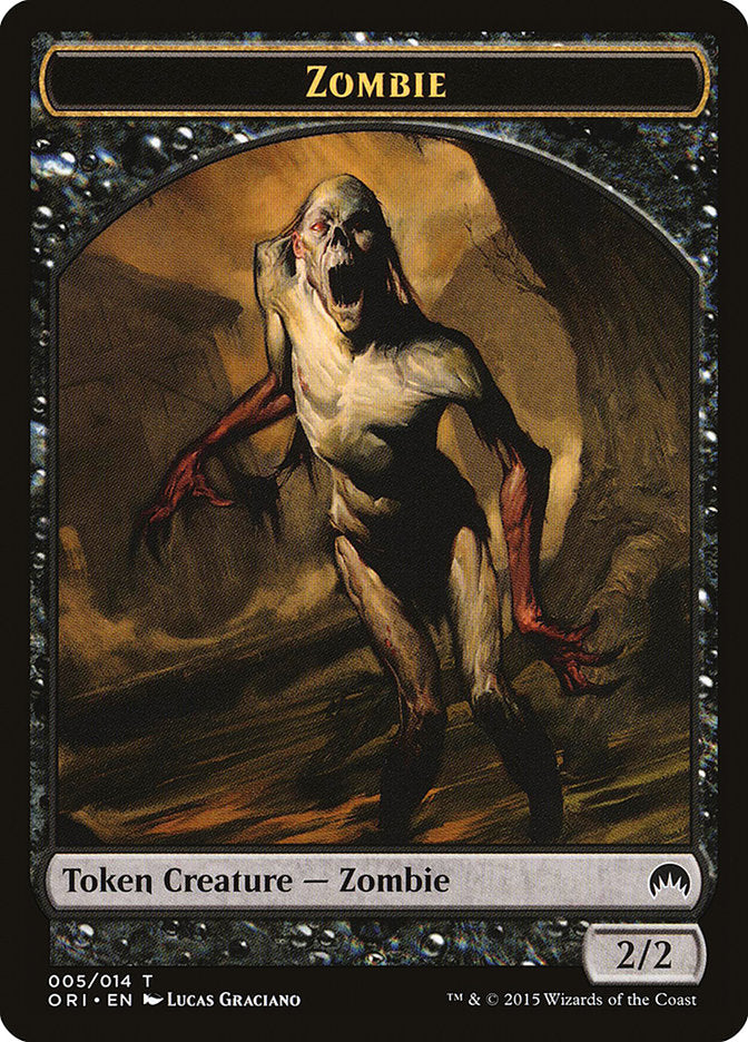 Zombie Token [Magic Origins Tokens] - Magic: The Gathering - Card Brawlers | Quebec | Canada |