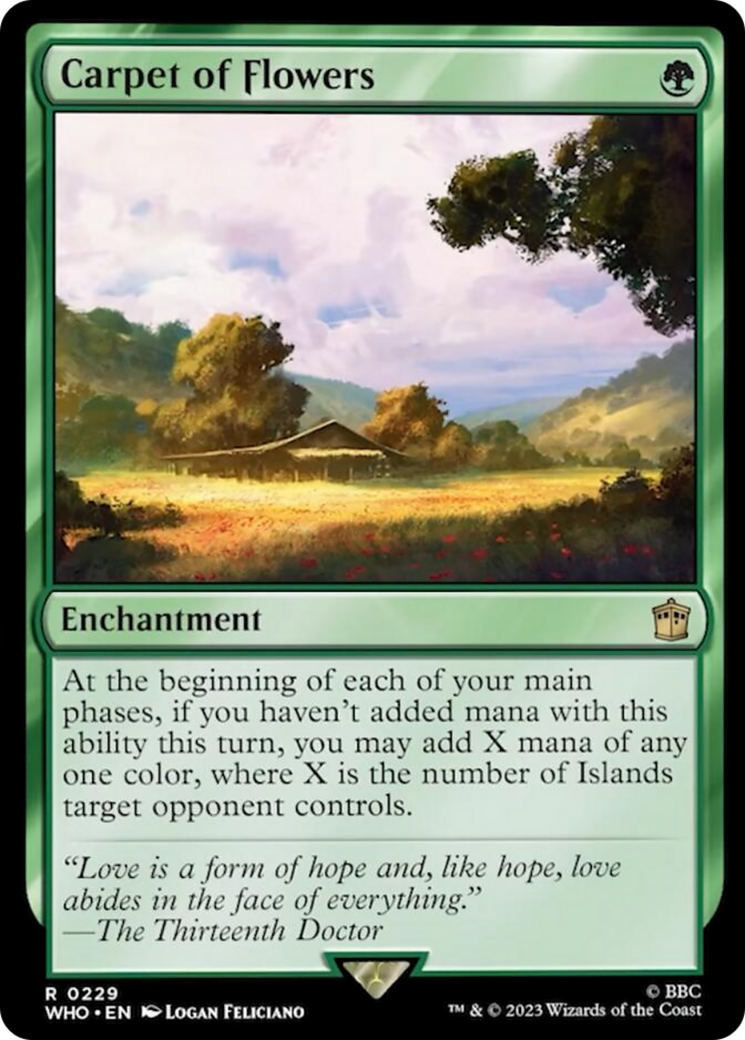 Carpet of Flowers [Doctor Who] - Magic: The Gathering - Card Brawlers | Quebec | Canada |