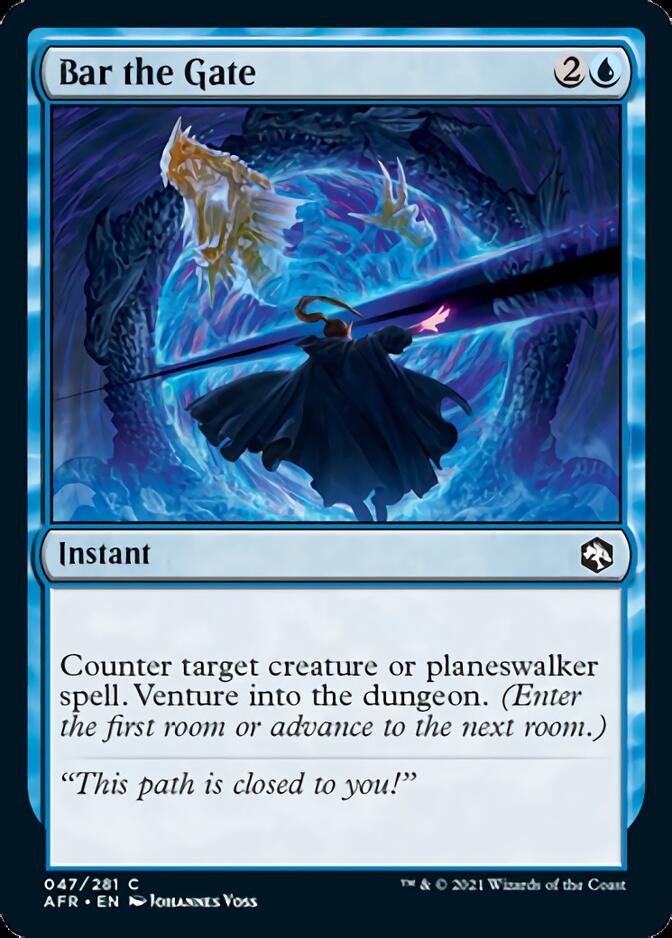 Bar the Gate [Dungeons & Dragons: Adventures in the Forgotten Realms] - Magic: The Gathering - Card Brawlers | Quebec | Canada |