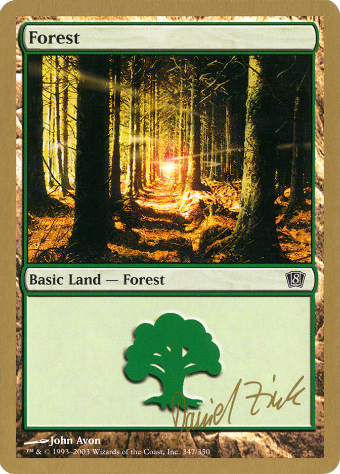Forest (dz347) (Daniel Zink) [World Championship Decks 2003] - Magic: The Gathering - Card Brawlers | Quebec | Canada |