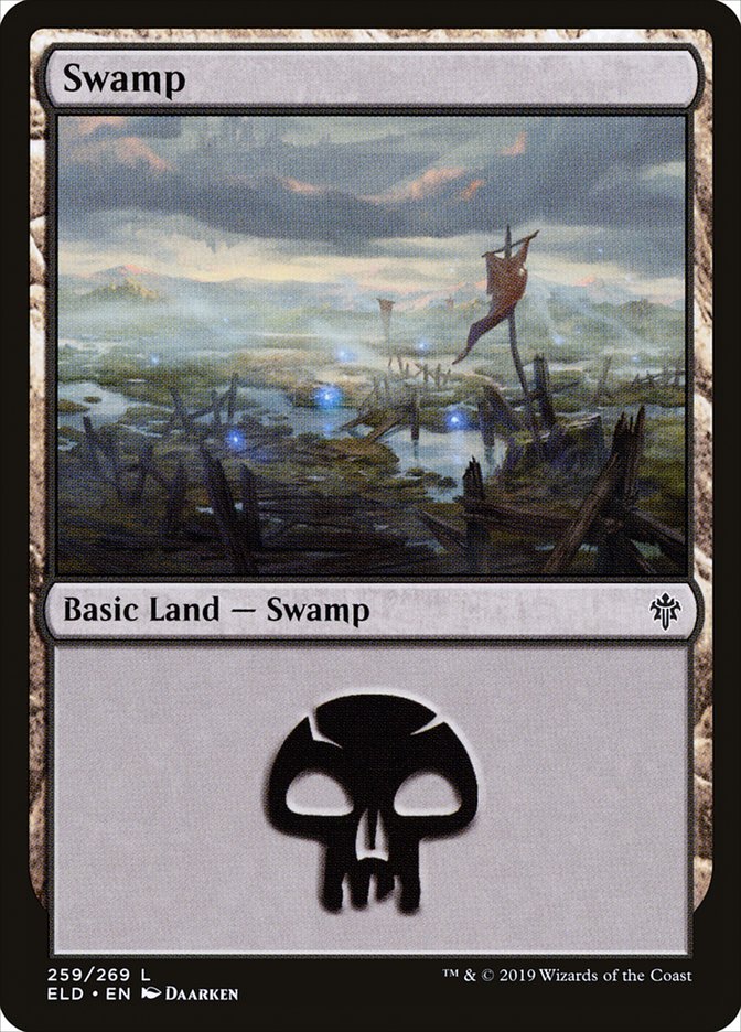 Swamp (259) [Throne of Eldraine] - Magic: The Gathering - Card Brawlers | Quebec | Canada |