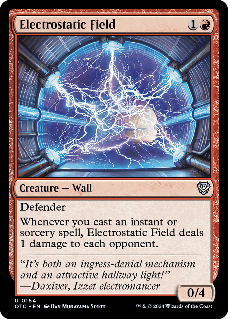 Electrostatic Field [Outlaws of Thunder Junction Commander] - Magic: The Gathering - Card Brawlers | Quebec | Canada |