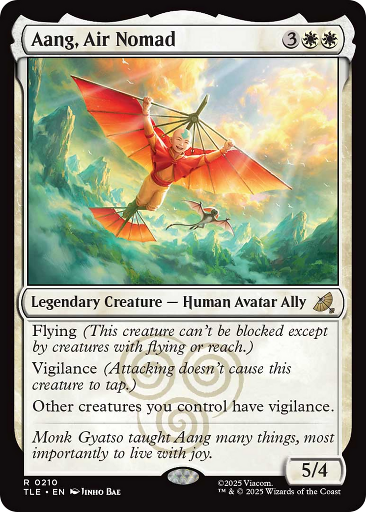 Aang, Air Nomad [Avatar: The Last Airbender: Eternal-Legal] - Magic: The Gathering - Card Brawlers | Quebec | Canada |