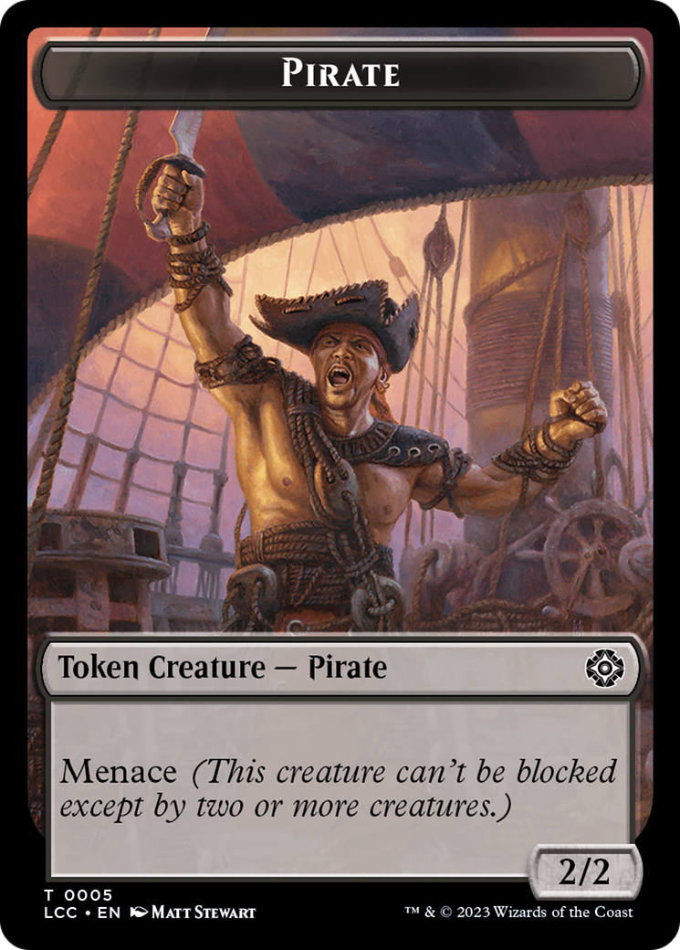 City's Blessing // Pirate (0005) Double-Sided Token [The Lost Caverns of Ixalan Commander Tokens] - Magic: The Gathering - Card Brawlers | Quebec | Canada |