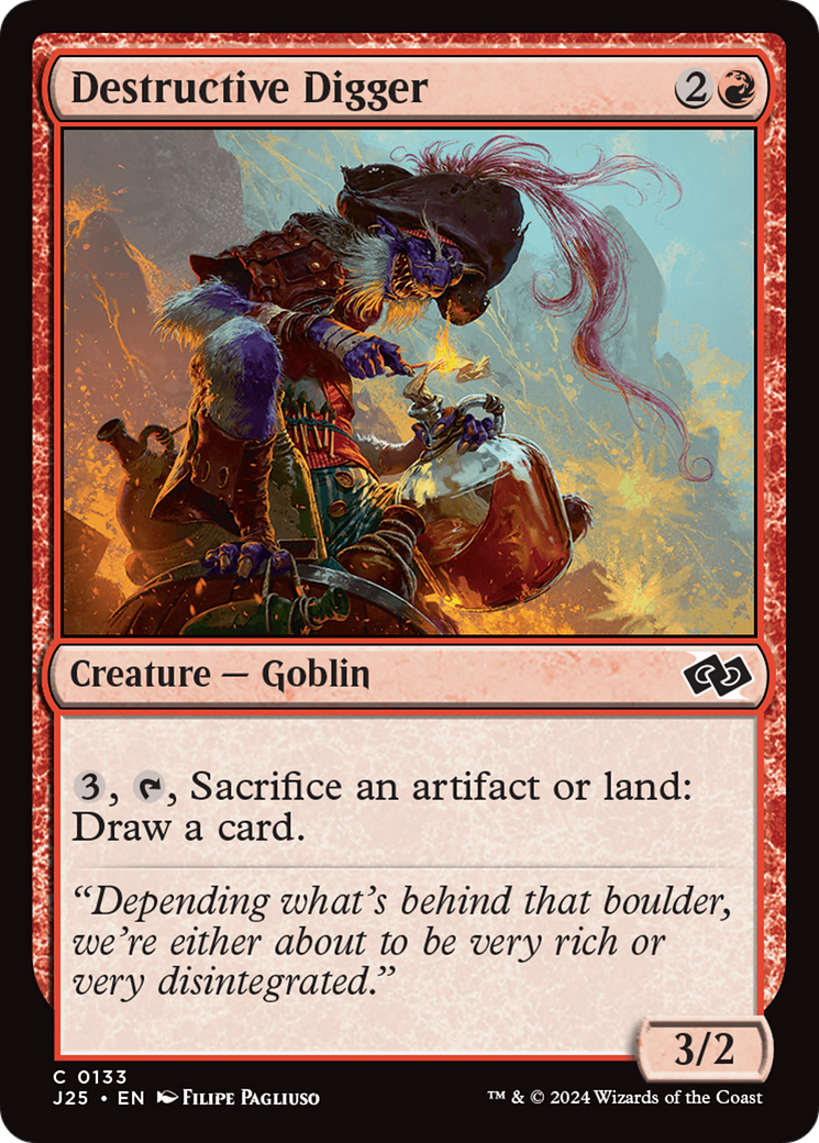 Destructive Digger [Foundations Jumpstart] - Magic: The Gathering - Card Brawlers | Quebec | Canada |