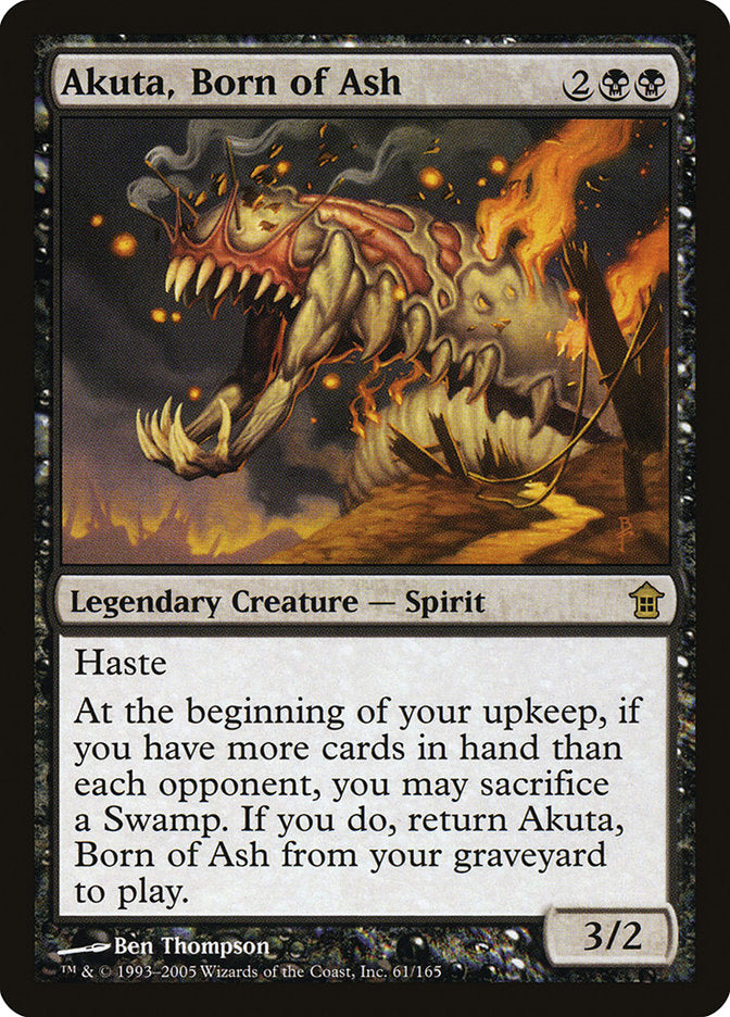 Akuta, Born of Ash [Saviors of Kamigawa] - Magic: The Gathering - Card Brawlers | Quebec | Canada |