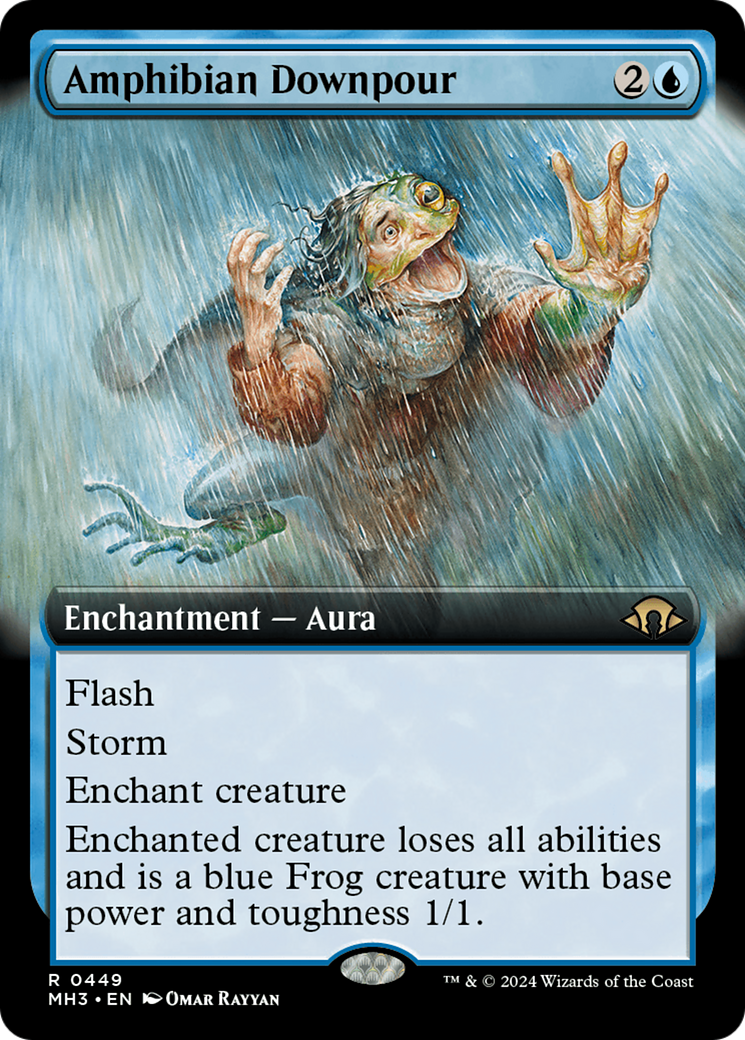 Amphibian Downpour (Extended Art) [Modern Horizons 3] - Magic: The Gathering - Card Brawlers | Quebec | Canada |