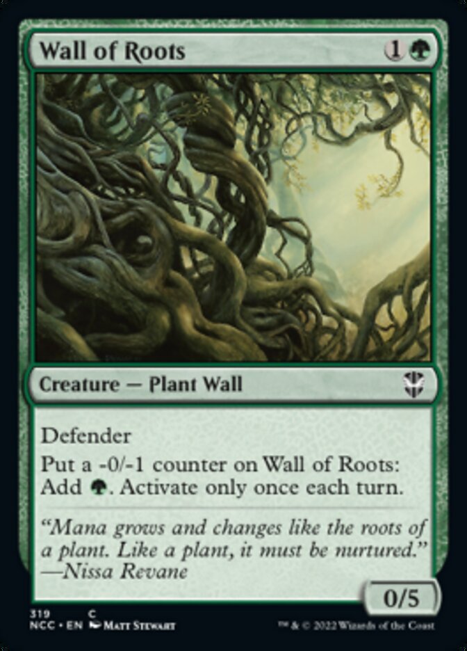 Wall of Roots [Streets of New Capenna Commander] - Magic: The Gathering - Card Brawlers | Quebec | Canada |