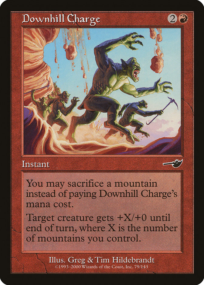 Downhill Charge [Nemesis] - Magic: The Gathering - Card Brawlers | Quebec | Canada |