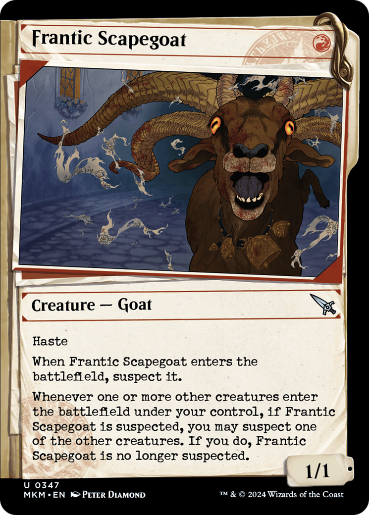 Frantic Scapegoat (Showcase) [Murders at Karlov Manor] - Magic: The Gathering - Card Brawlers | Quebec | Canada |