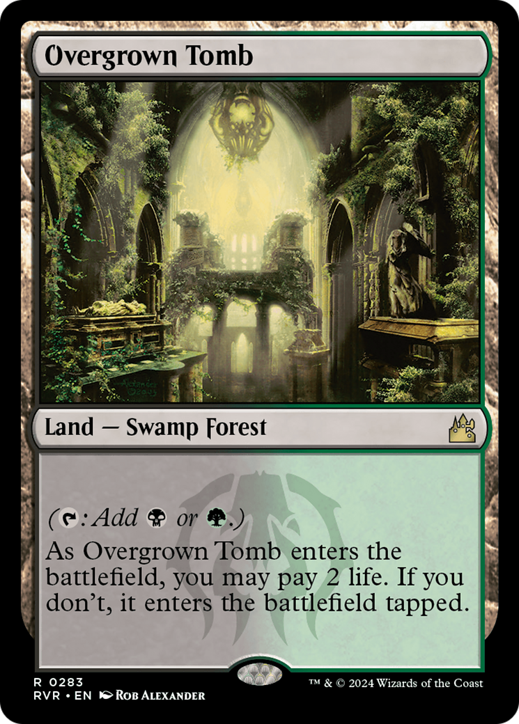 Overgrown Tomb [Ravnica Remastered] - Magic: The Gathering - Card Brawlers | Quebec | Canada |