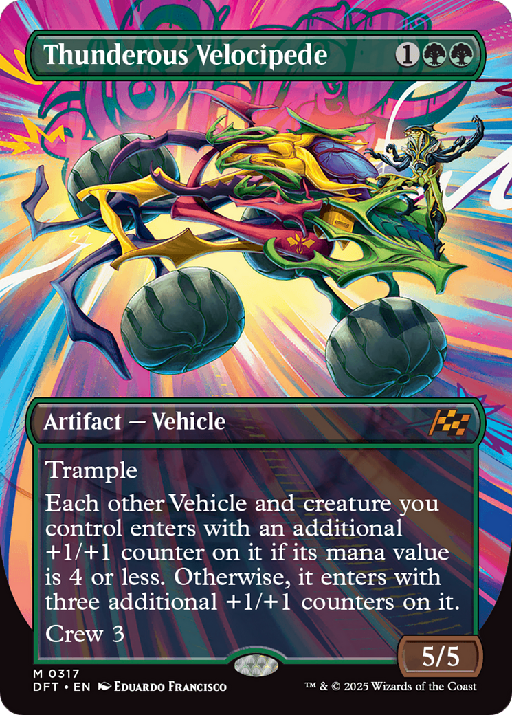 Thunderous Velocipede (Borderless) [Aetherdrift] - Magic: The Gathering - Card Brawlers | Quebec | Canada |