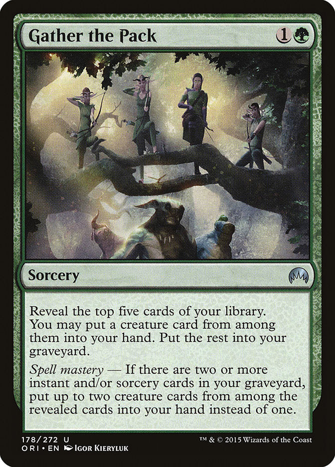 Gather the Pack [Magic Origins] - Magic: The Gathering - Card Brawlers | Quebec | Canada |