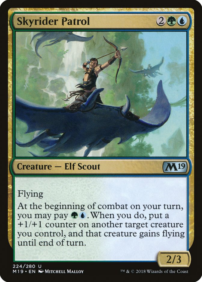 Skyrider Patrol [Core Set 2019] - Magic: The Gathering - Card Brawlers | Quebec | Canada |