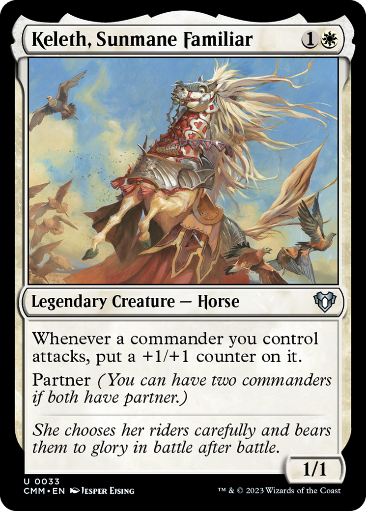 Keleth, Sunmane Familiar [Commander Masters] - Magic: The Gathering - Card Brawlers | Quebec | Canada |