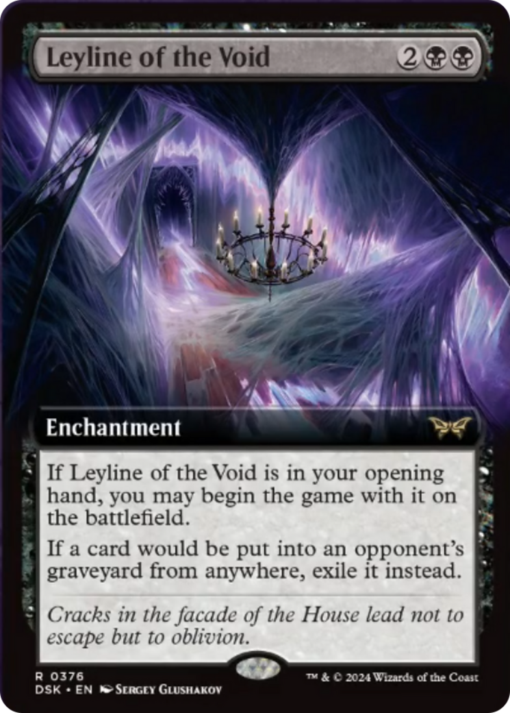Leyline of the Void (Extended Art) [Duskmourn: House of Horror] - Magic: The Gathering - Card Brawlers | Quebec | Canada |