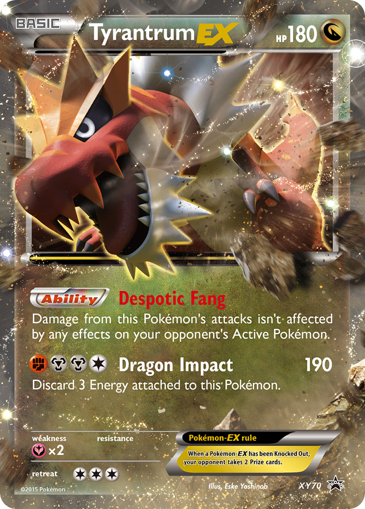 Tyrantrum EX (XY70) [XY: Black Star Promos] - Pokémon - Card Brawlers | Quebec | Canada |