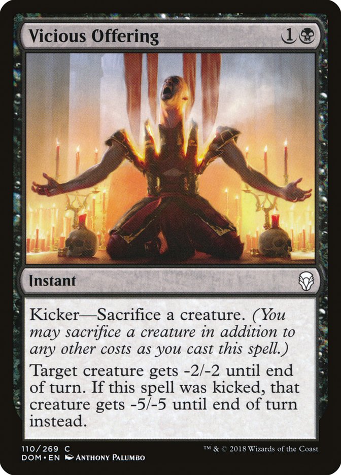 Vicious Offering [Dominaria] - Magic: The Gathering - Card Brawlers | Quebec | Canada |