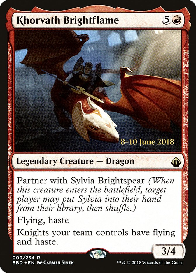 Khorvath Brightflame [Battlebond Prerelease Promos] - Magic: The Gathering - Card Brawlers | Quebec | Canada |