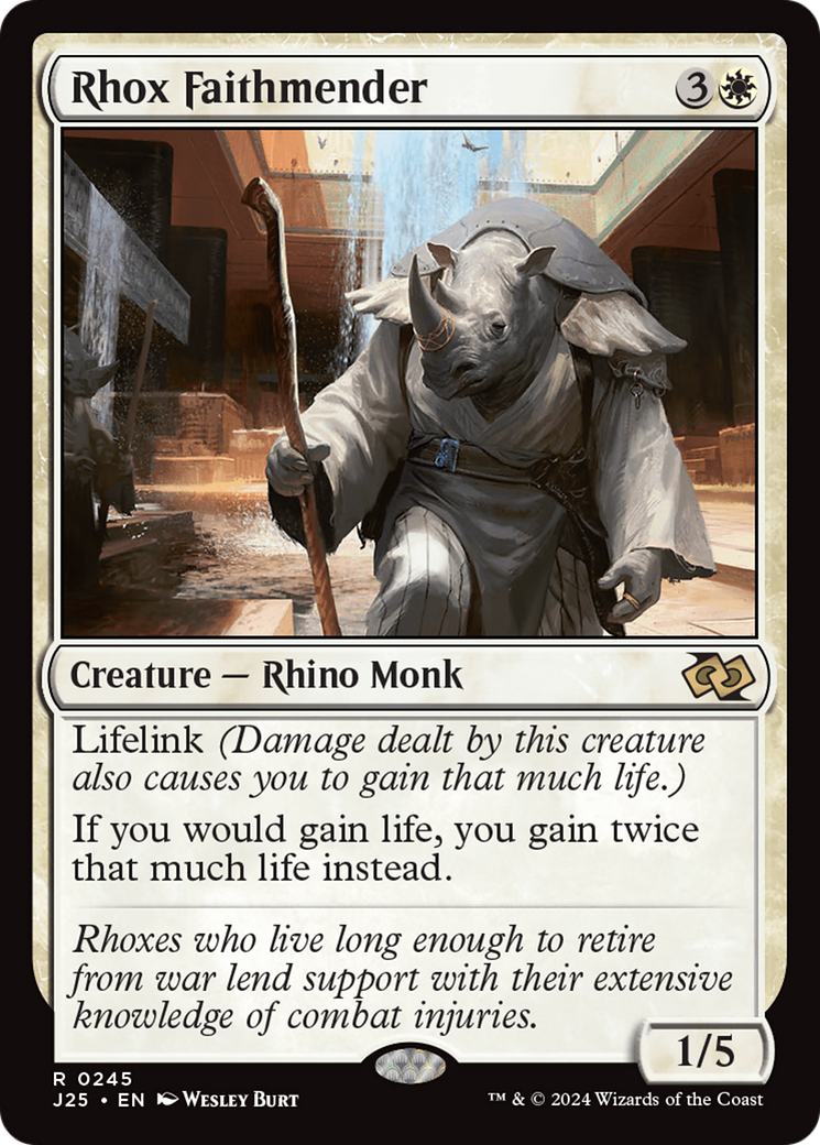 Rhox Faithmender [Foundations Jumpstart] - Magic: The Gathering - Card Brawlers | Quebec | Canada |